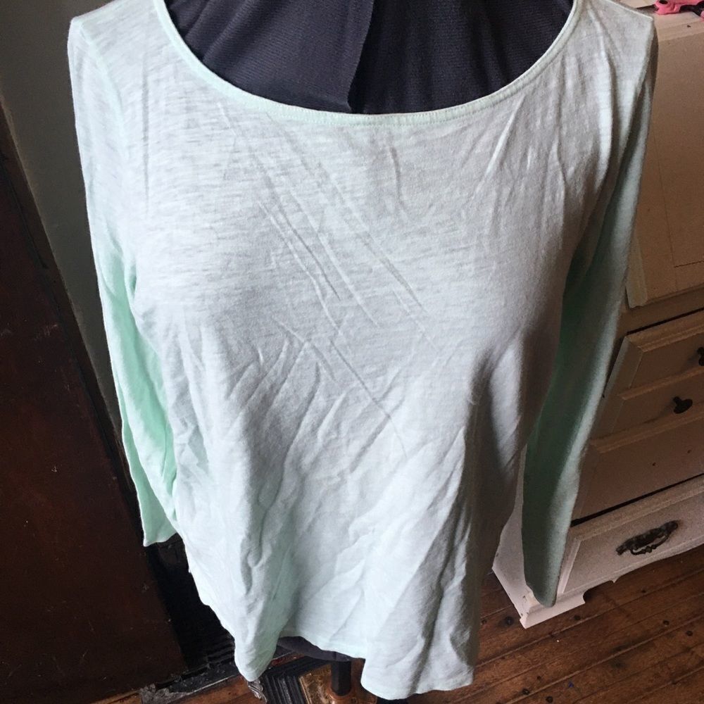 Eileen Fisher organic cotton long sleeve shirt